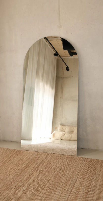 Luna Arched Full Length Mirror with LED Lighting – 200 x 100 cm
