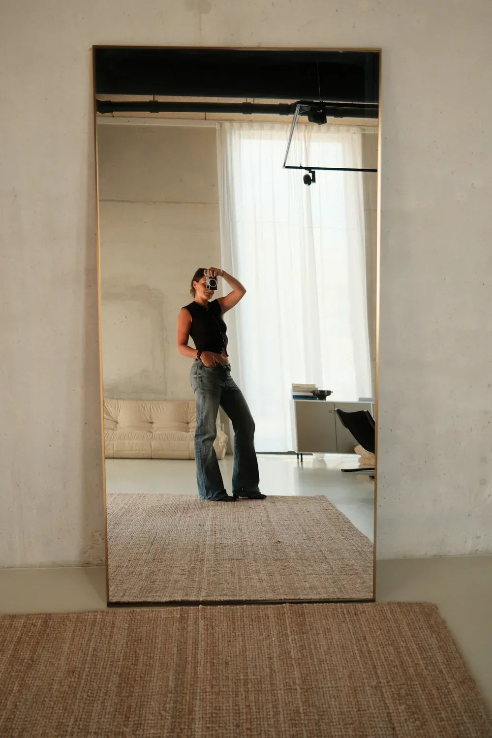 Maria Rectangular Full Length Mirror – 200 x 100 cm