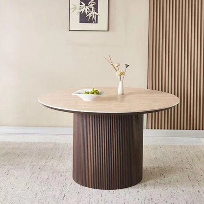 Kimberly Round Dining Table – 130 cm