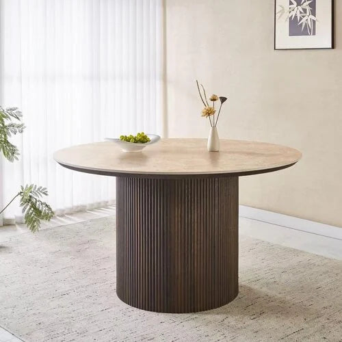 Kimberly Round Dining Table – 130 cm
