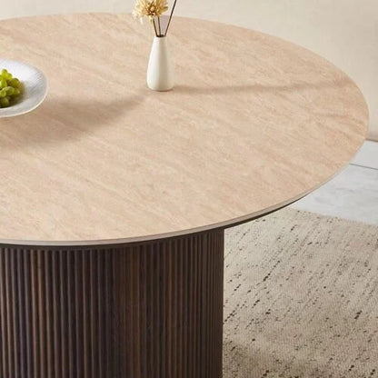 Kimberly Round Dining Table – 130 cm