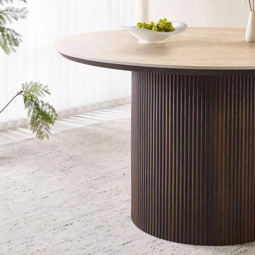 Kimberly Round Dining Table – 130 cm